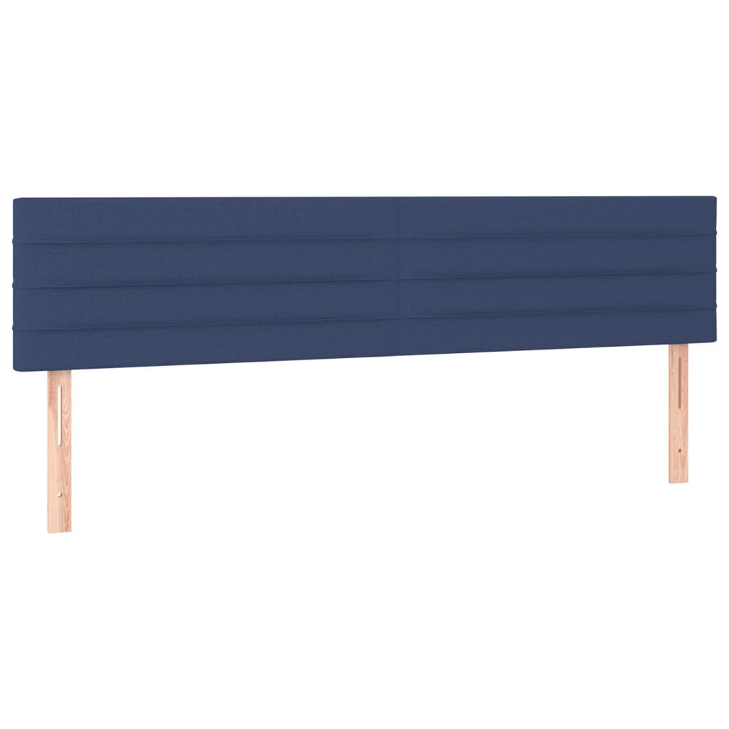 Uzglavlja plava 200x5x78/88 cm od tkanine
