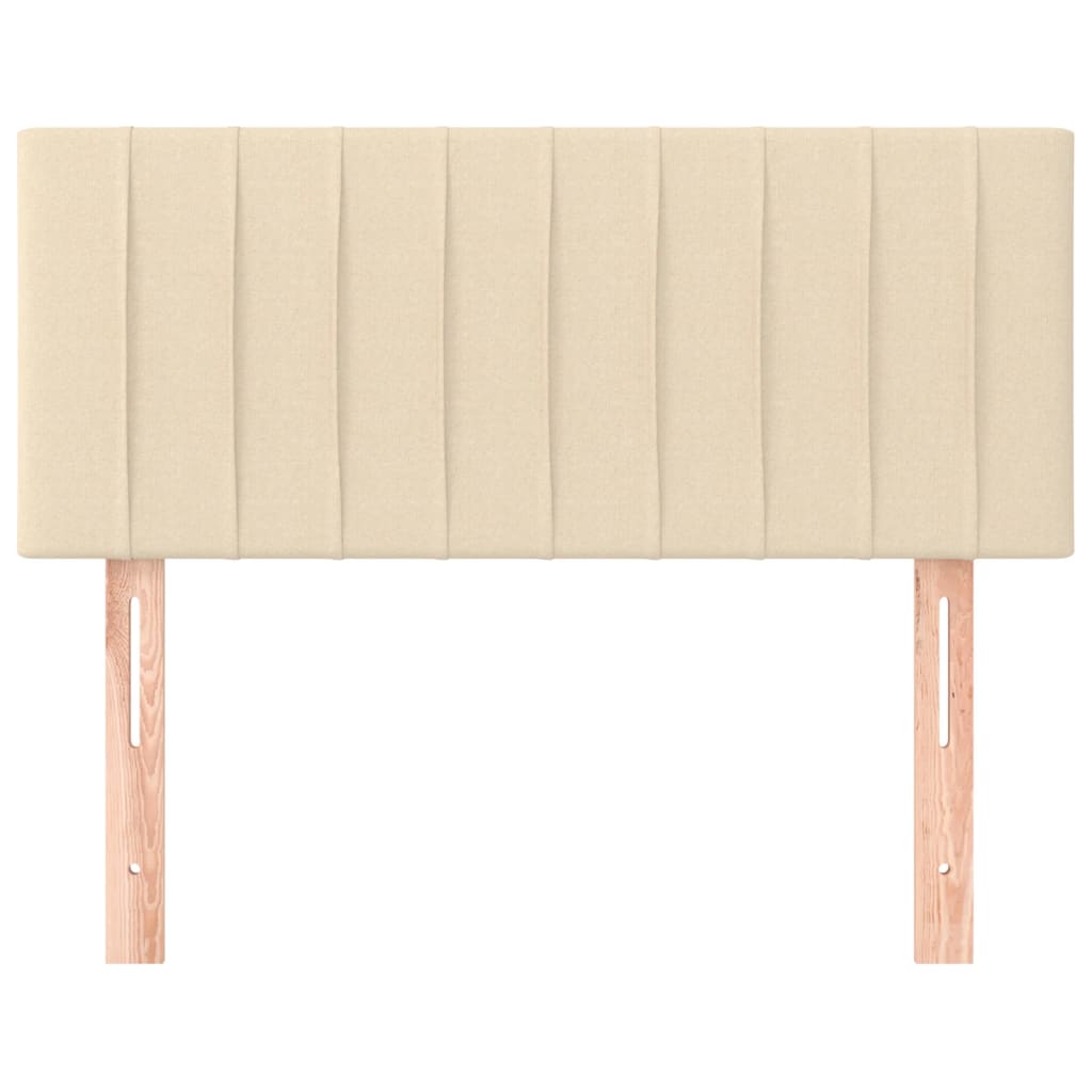 Uzglavlje krem 90x5x78/88 cm od tkanine