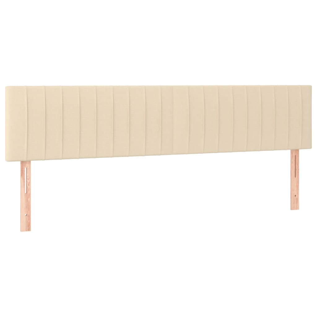 Uzglavlja krem 160x5x78/88 cm od tkanine