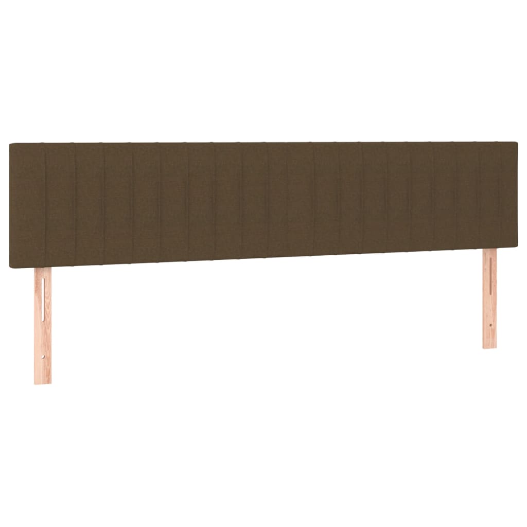 Uzglavlja tamnosmeđa 180x5x78/88 cm od tkanine