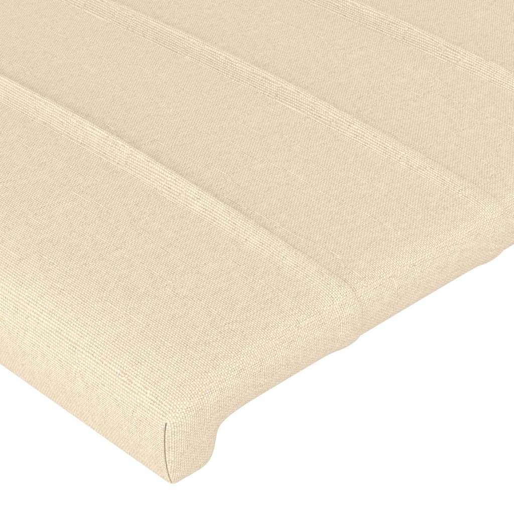 Uzglavlja krem 180x5x78/88 cm od tkanine