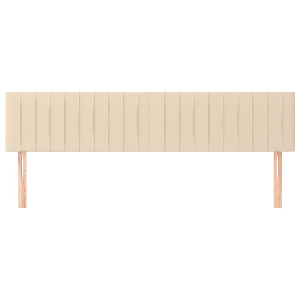 Uzglavlja krem 200x5x78/88 cm od tkanine