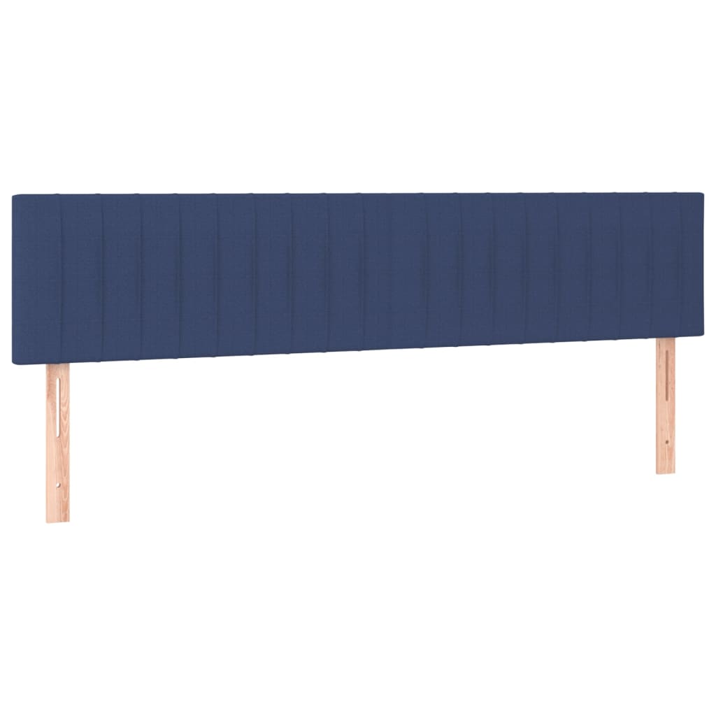 Uzglavlja plava 200x5x78/88 cm od tkanine