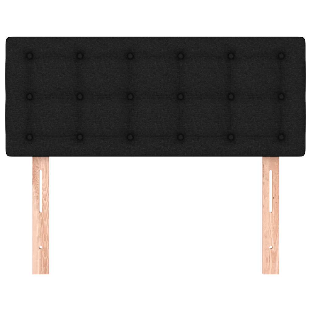 Uzglavlje crno 90x5x78/88 cm od tkanine