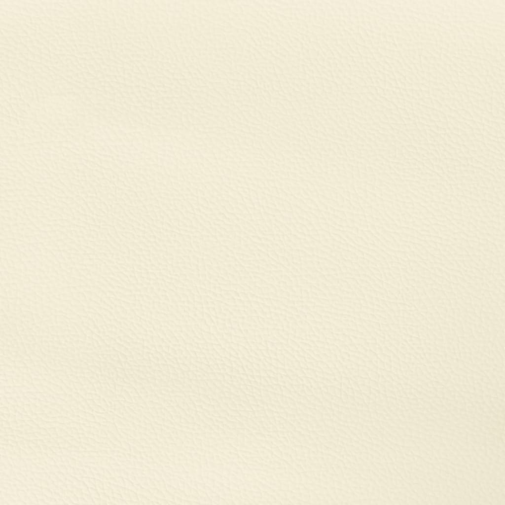 Uzglavlje krem 90x5x78/88 cm od umjetne kože