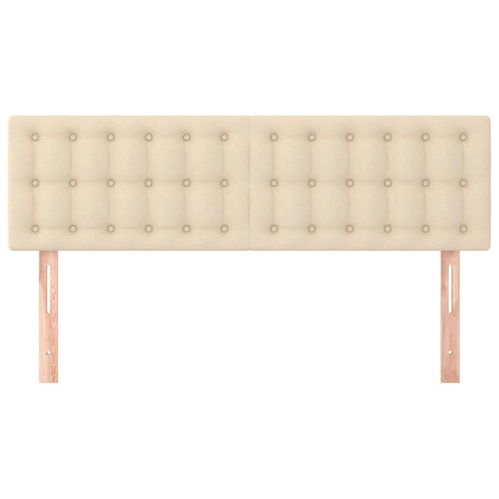 Uzglavlja krem 144x5x78/88 cm od tkanine
