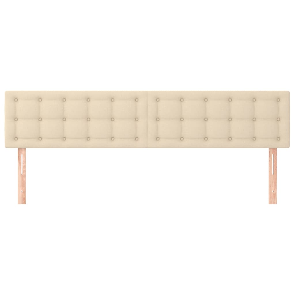 Uzglavlja krem 160x5x78/88 cm od tkanine