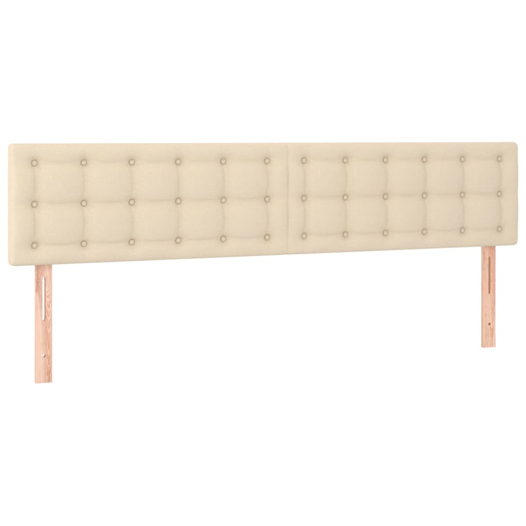 Uzglavlja krem 180x5x78/88 cm od tkanine