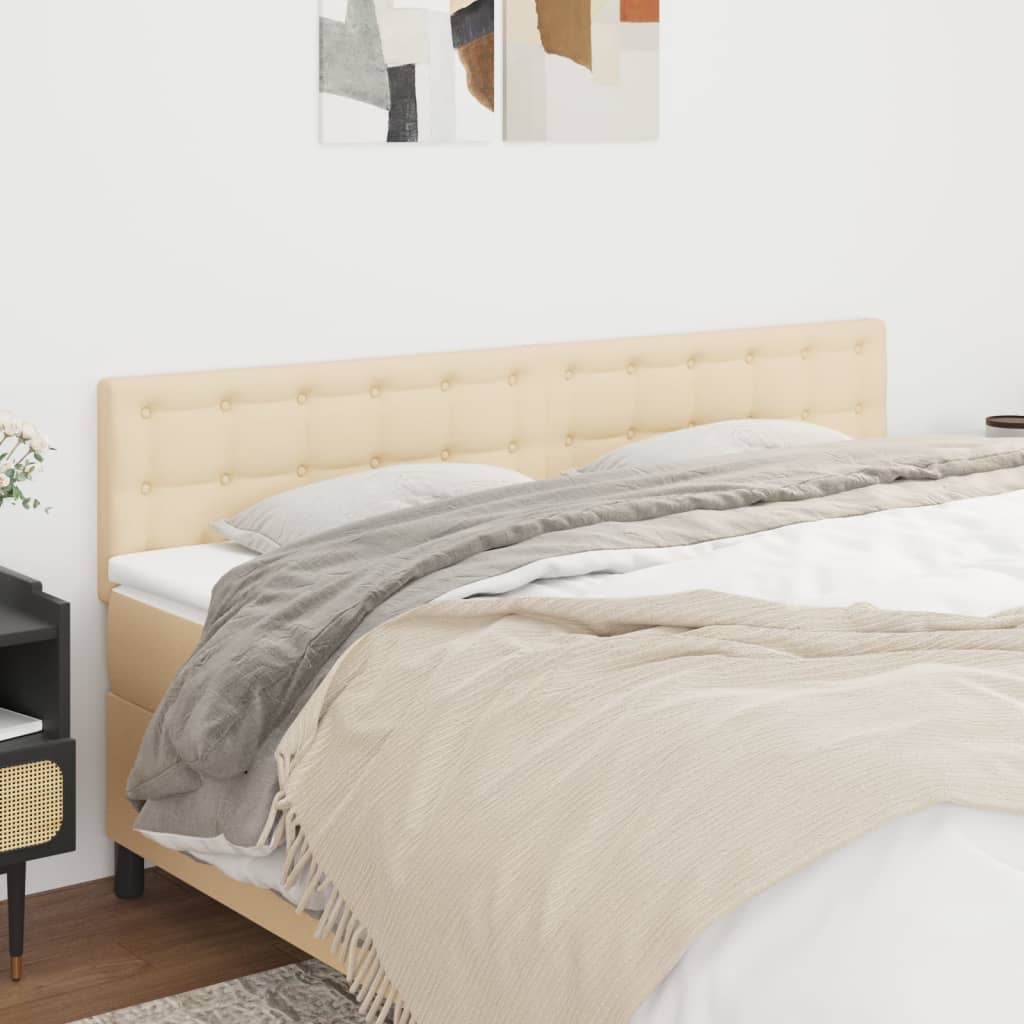 Uzglavlja krem 180x5x78/88 cm od tkanine