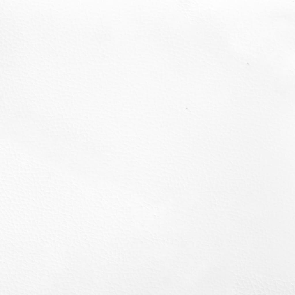 Uzglavlja bijela 180x5x78/88 cm od umjetne kože