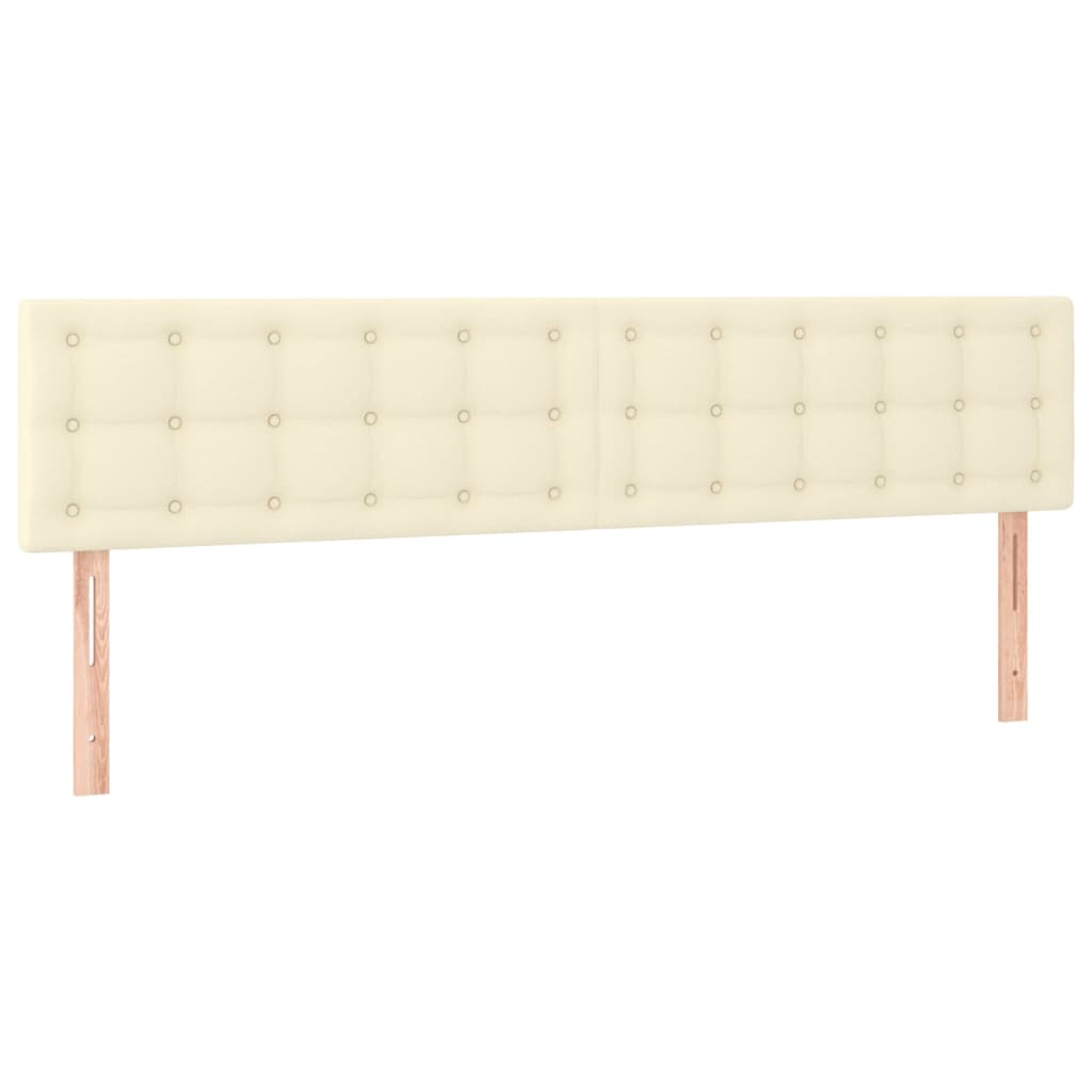 Uzglavlja krem 180x5x78/88 cm od umjetne kože