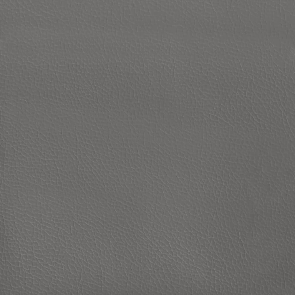 Uzglavlja siva 180x5x78/88 cm od umjetne kože