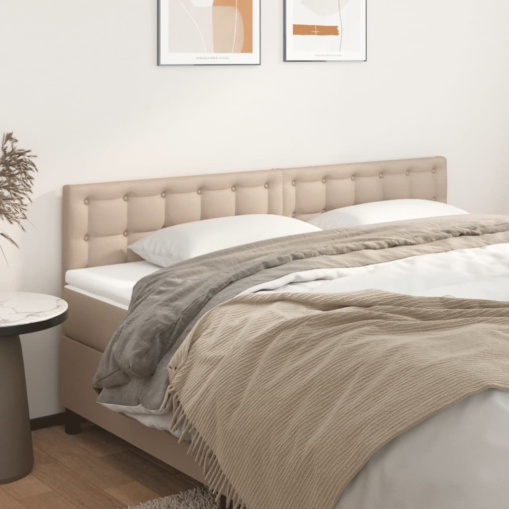 Uzglavlja cappuccina 180x5x78/88 cm od umjetne kože