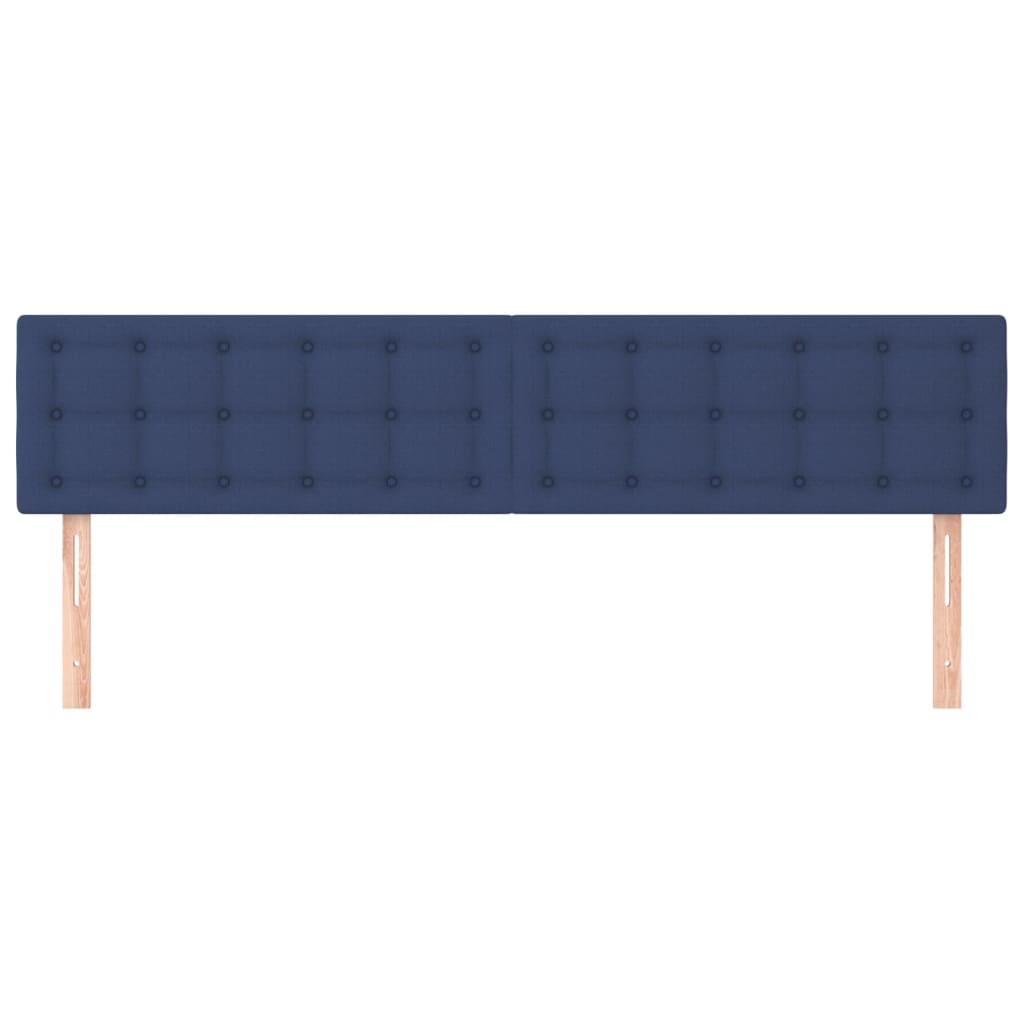 Uzglavlja plava 200x5x78/88 cm od tkanine