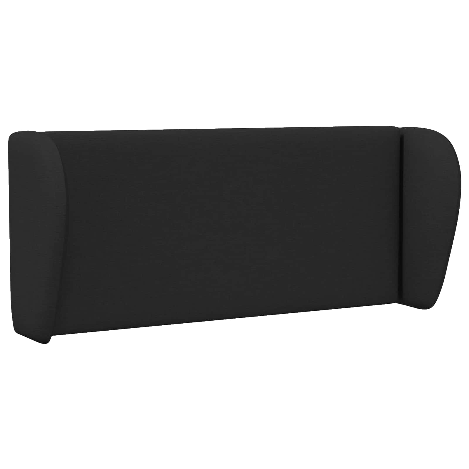 Uši uzglavlja Crna 40 x 23 x 6 cm tkanina