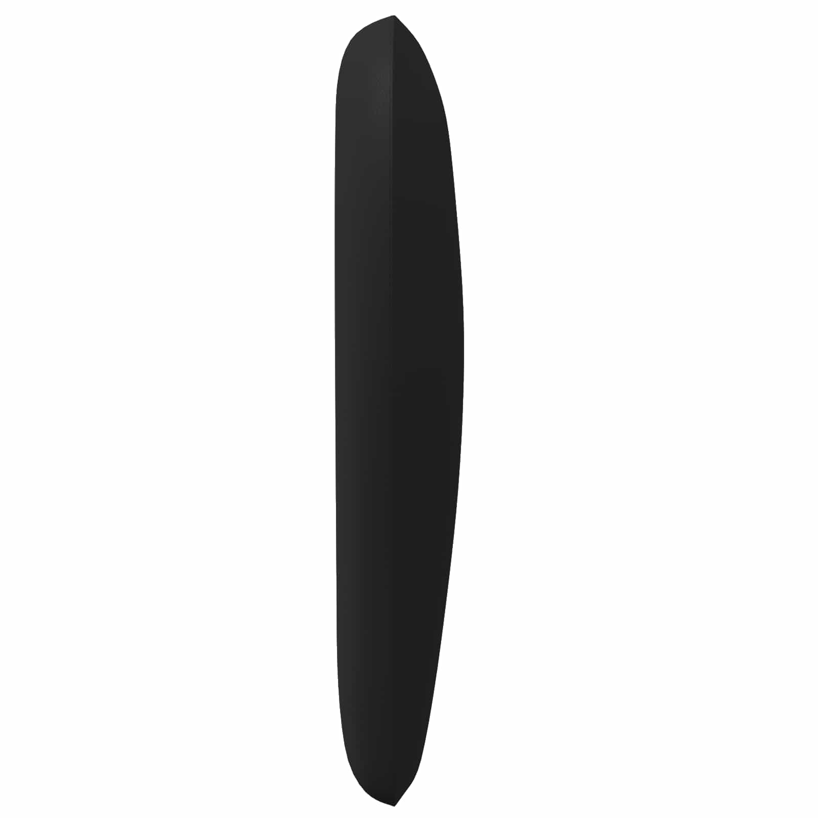 Uši uzglavlja Crna 40 x 23 x 6 cm PVC