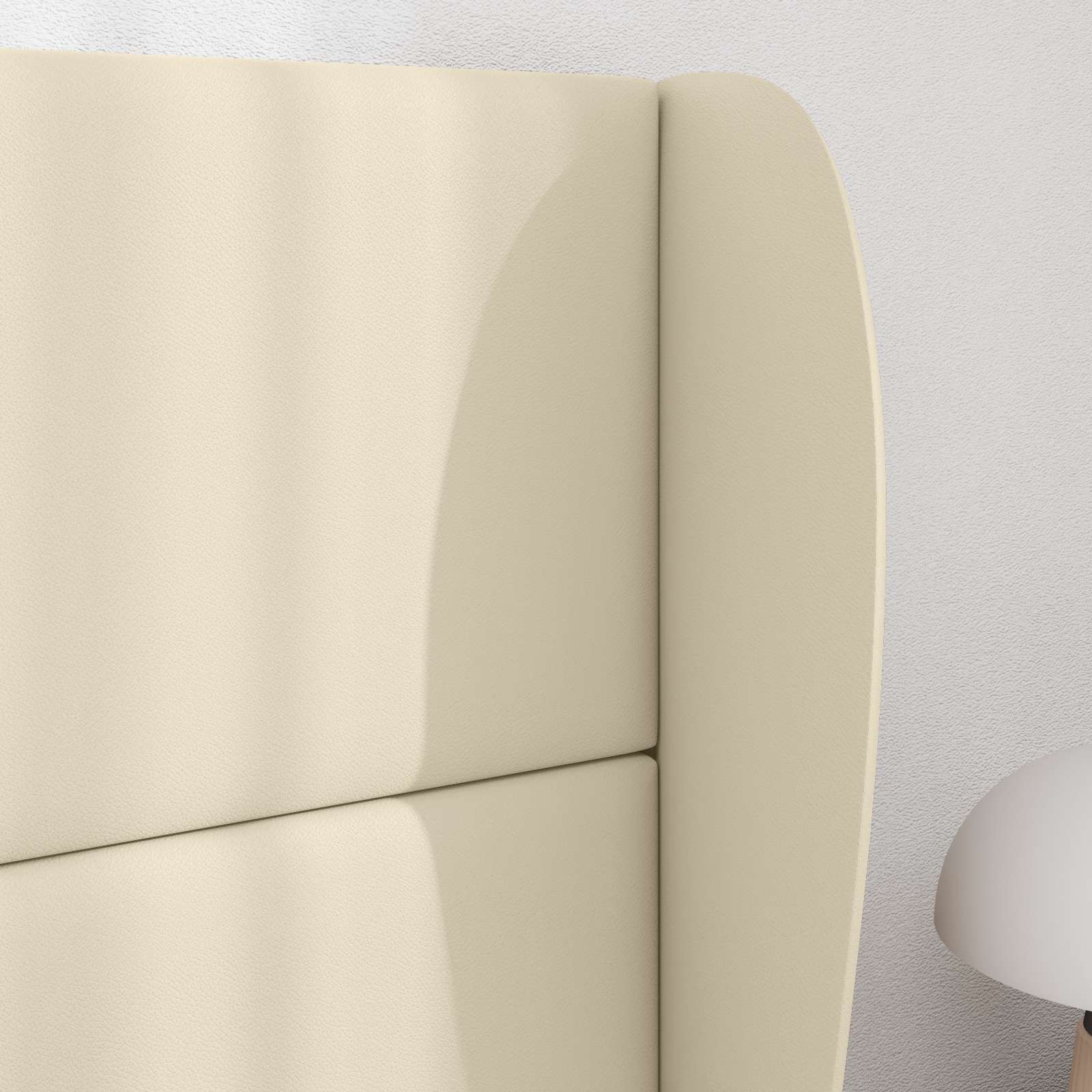 Uši uzglavlja Krema 80 x 23 x 6 cm PVC