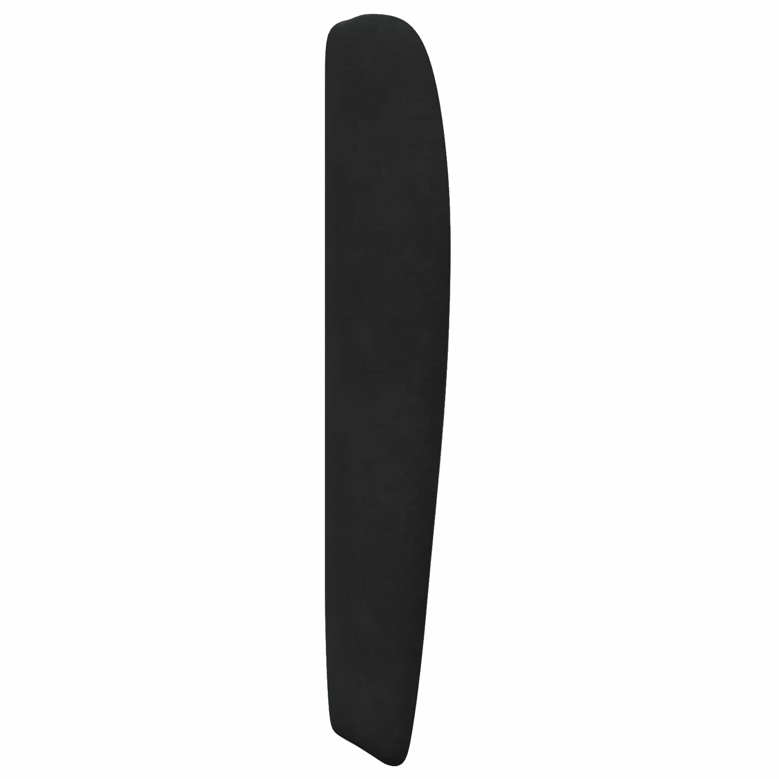 Uši uzglavlja Crna 80 x 23 x 6 cm Baršun