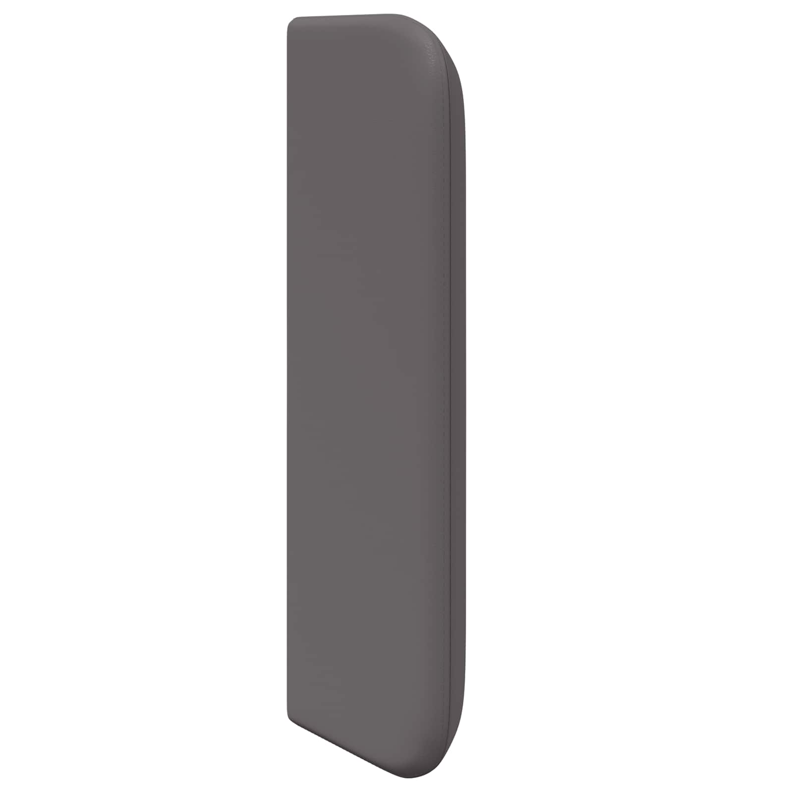 Uši uzglavlja 2 pcs Siva 40 x 16 x 5 cm Plywood i lažno kožno