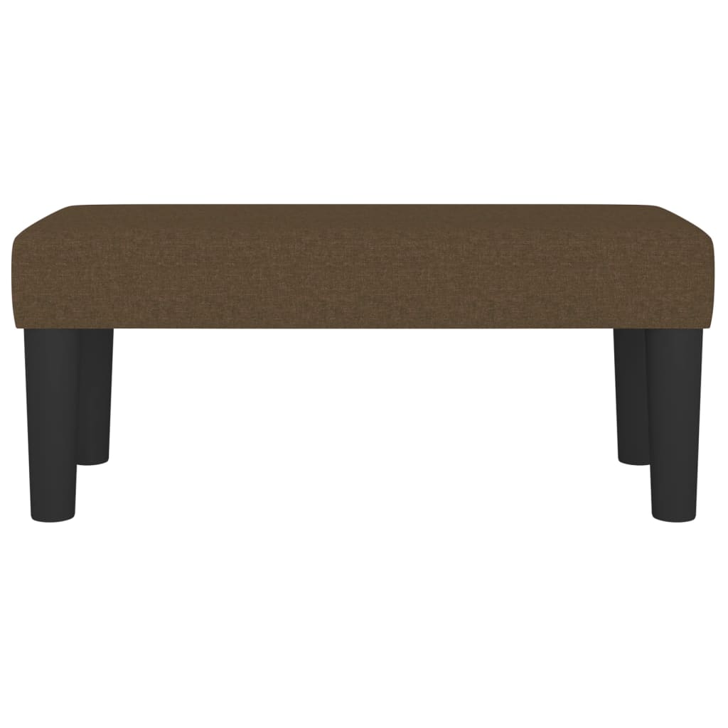 Klupa tamnosmeđa 70 x 30 x 30 cm od tkanine