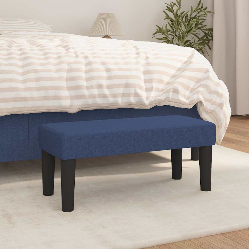 Klupa plava 70 x 30 x 30 cm od tkanine