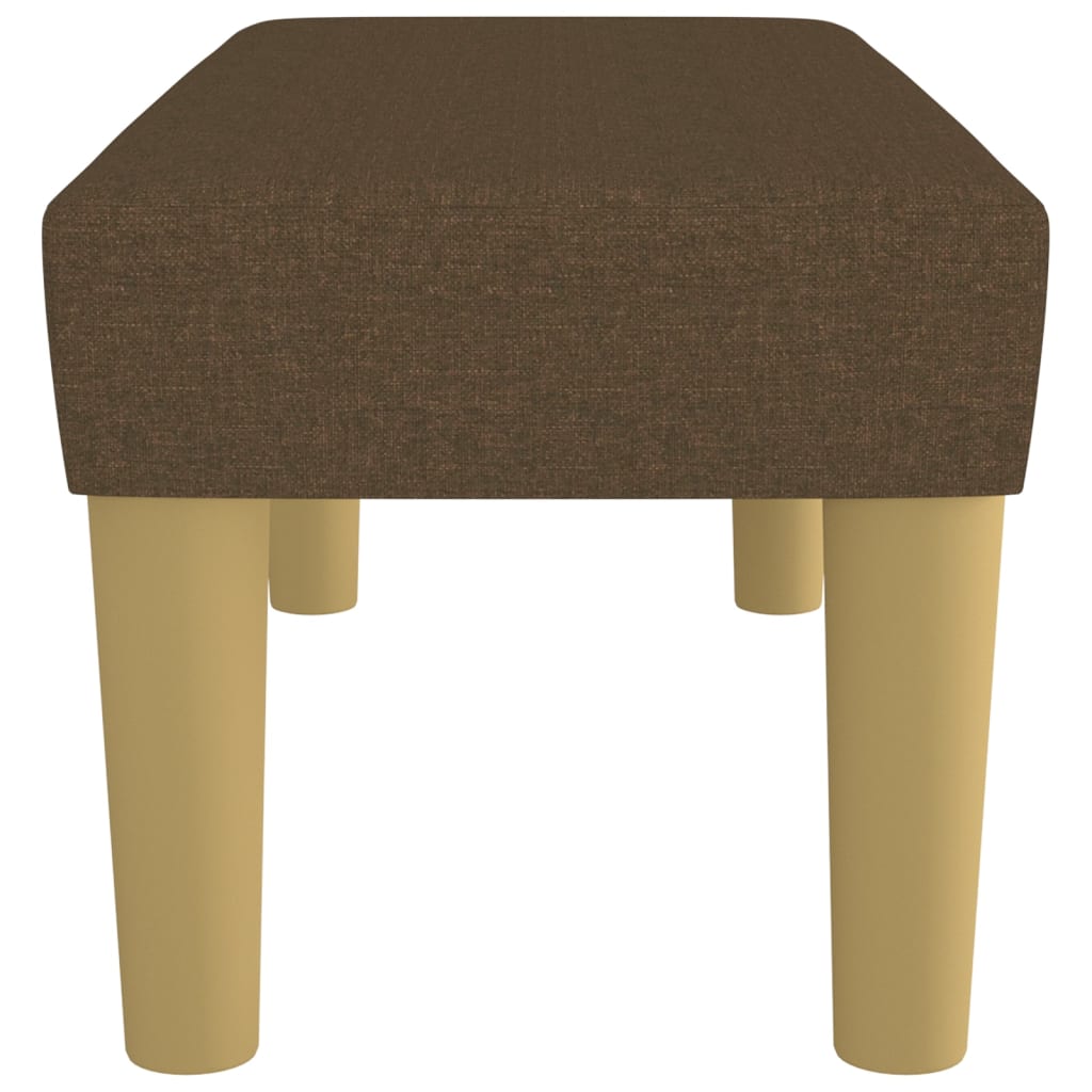 Klupa tamnosmeđa 70 x 30 x 30 cm od tkanine