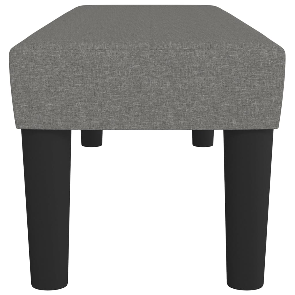 Klupa tamnosivi 100x30x30 cm od tkanine