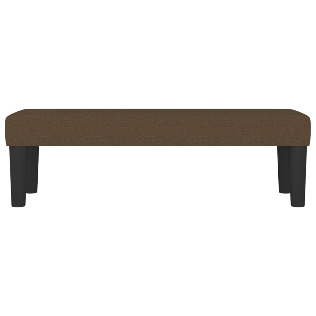 Klupa tamnosmeđi 100x30x30 cm od tkanine