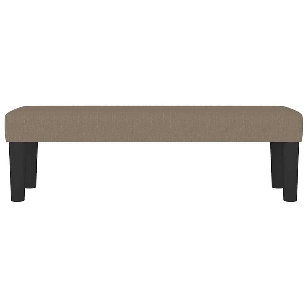 Klupa smeđesivi 100x30x30 cm od tkanine