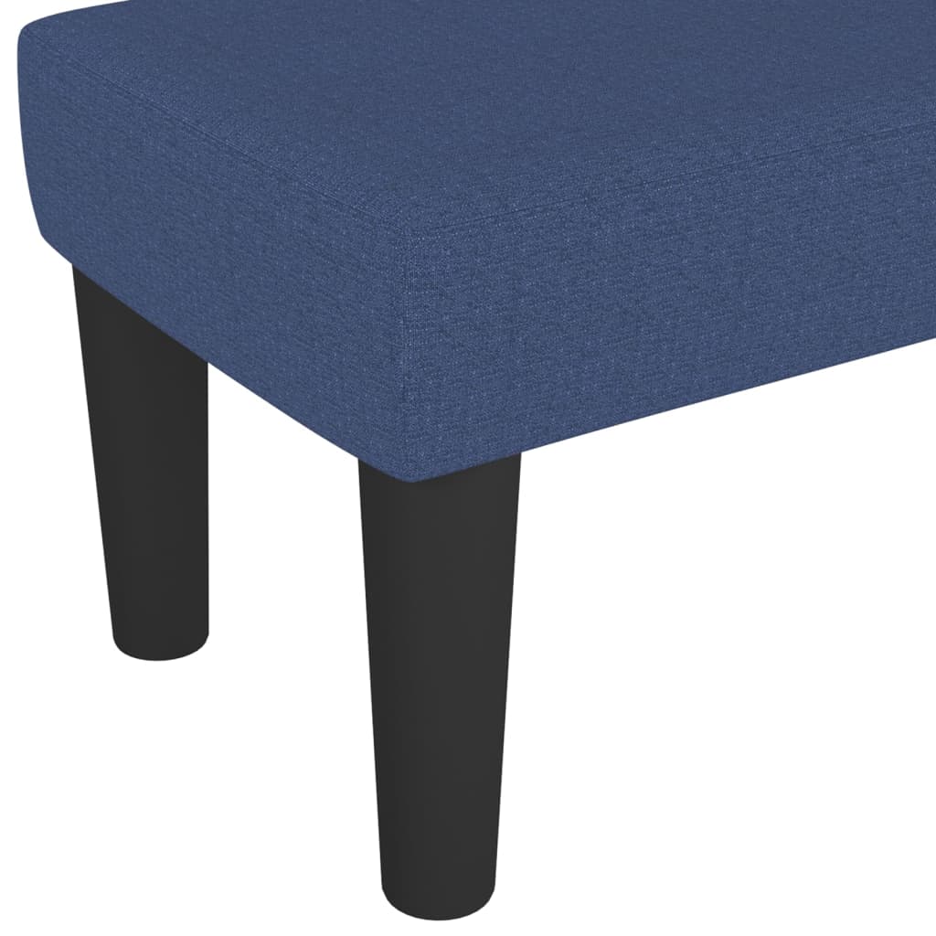 Klupa plavi 100x30x30 cm od tkanine