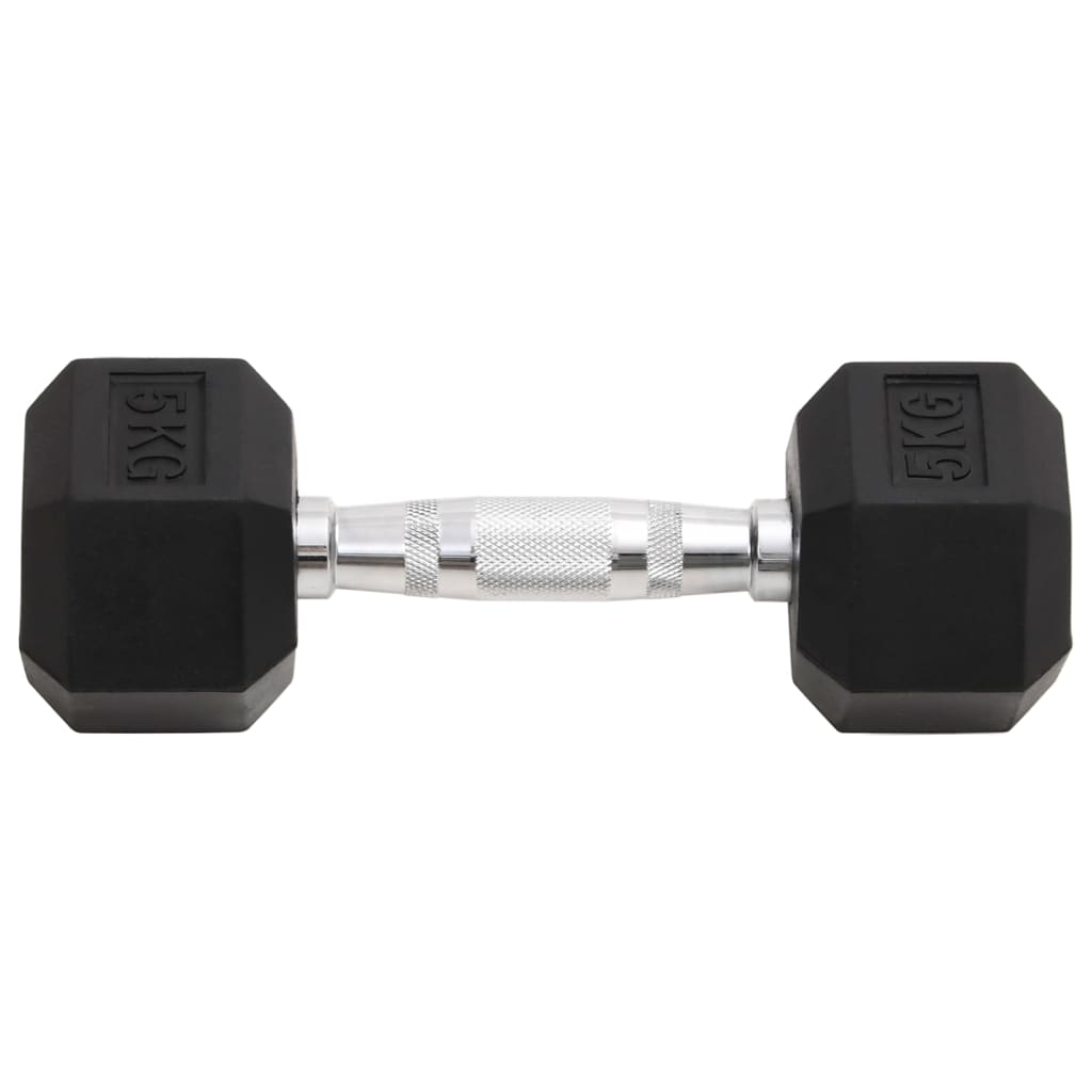 Jednoručni utezi 2 kom 10 kg ukupno lijevano željezo