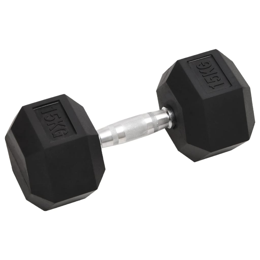 Jednoručni utezi 2 kom 30 kg ukupno lijevano željezo