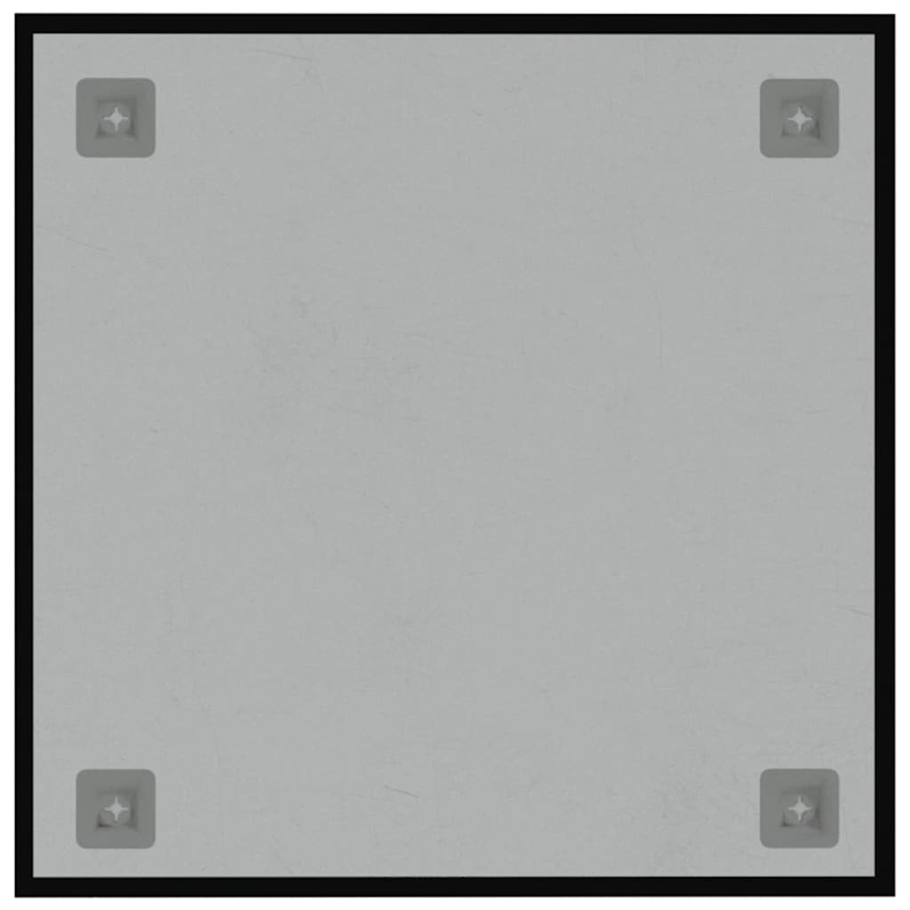 Zidna magnetna ploča crna 40 x 40 cm od kaljenog stakla