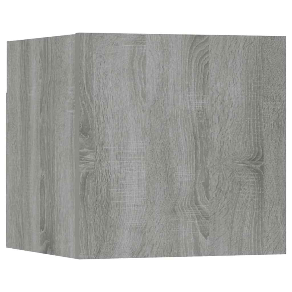 Set zidnih TV ormarića boja hrasta sonome od konstruiranog drva