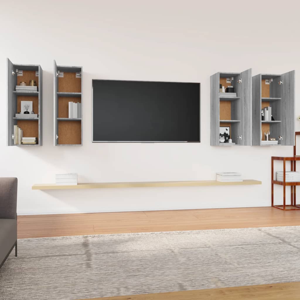 TV ormarići 4 kom boja hrasta 30,5x30x90 cm konstruirano drvo