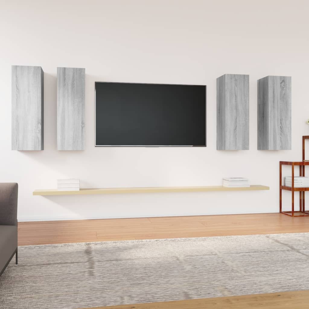 TV ormarići 4 kom boja hrasta 30,5x30x90 cm konstruirano drvo