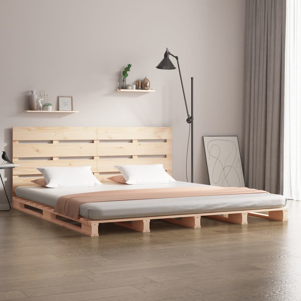 Okvir kreveta bez madraca 135 x 190 cm od masivne borovine