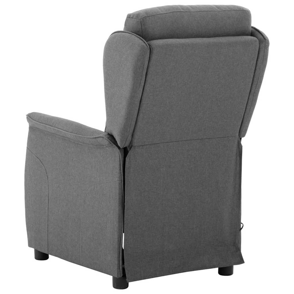 Massagerica Svijetlo siva 93.5 x 67.5 x 101.5 cm tkanina