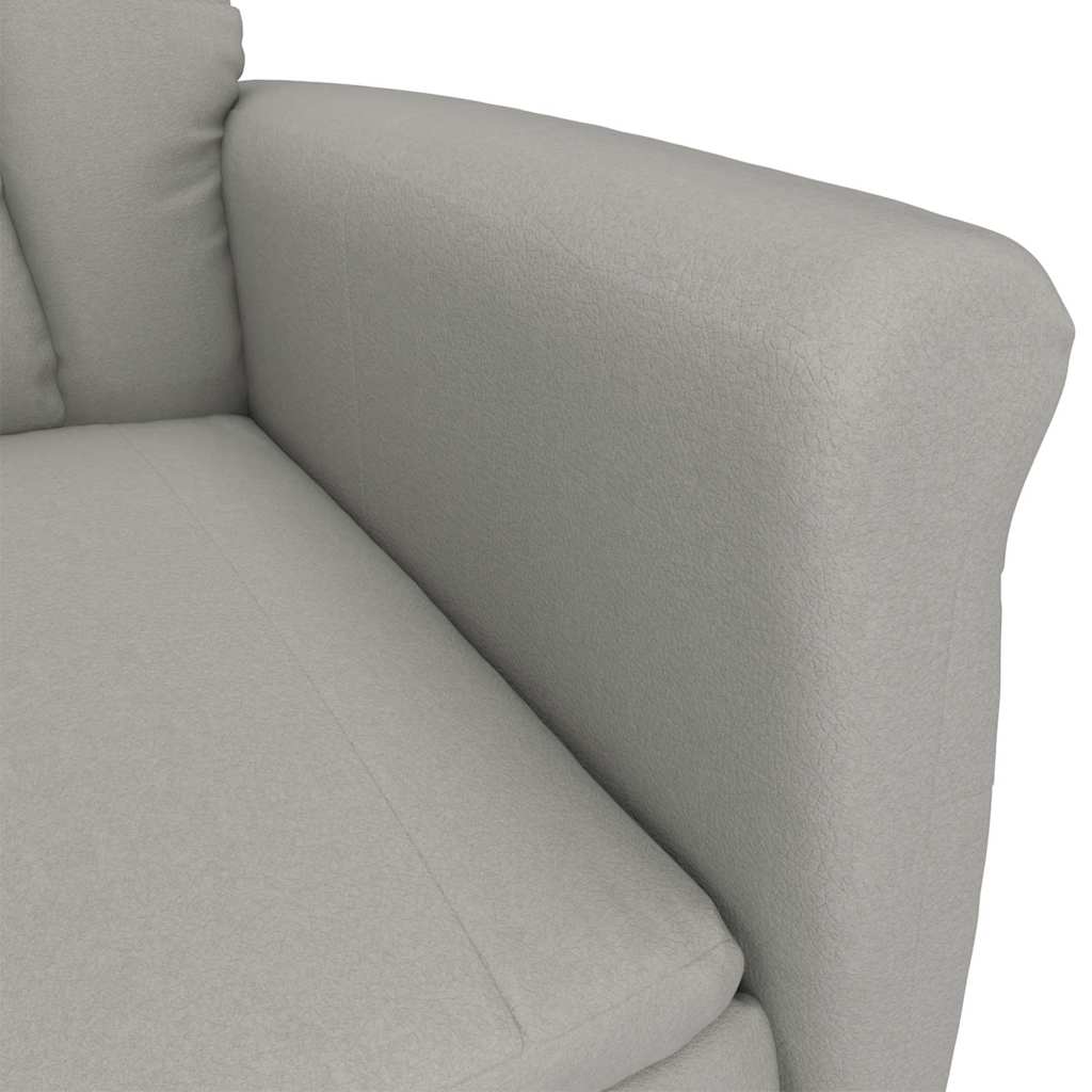 Massagerica Svijetlo siva 96,5 x 70,5 x 95 cm Mikro Vlakna