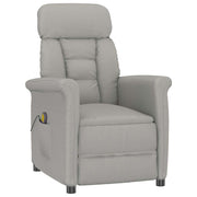 Massagerica Svijetlo siva 96,5 x 70,5 x 95 cm Mikro Vlakna