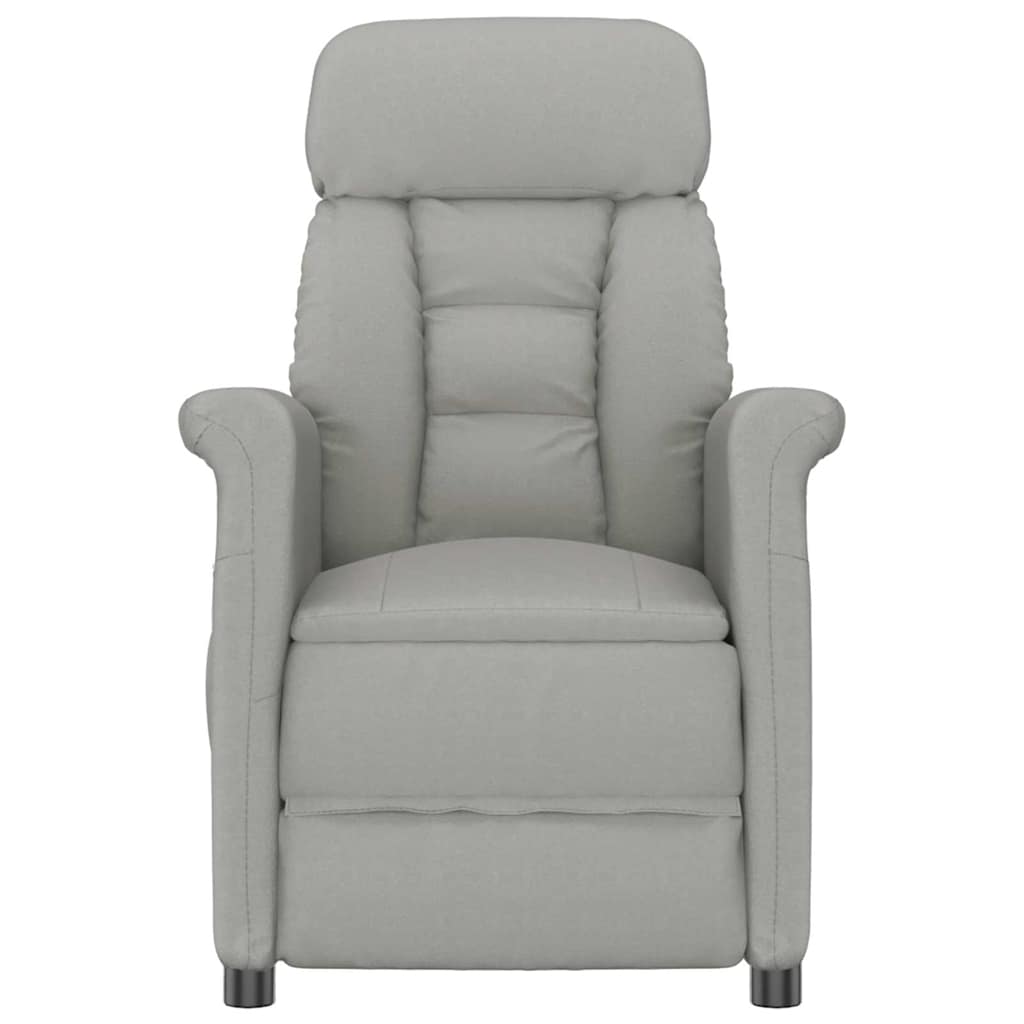 Massagerica Svijetlo siva 96,5 x 70,5 x 95 cm Mikro Vlakna