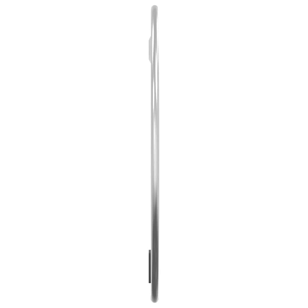 Zidno ogledalo srebrno Ø 30 cm okruglo