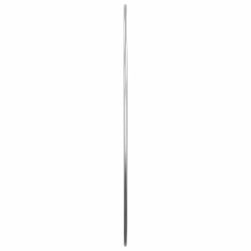 Zidno ogledalo srebrno Ø 50 cm okruglo