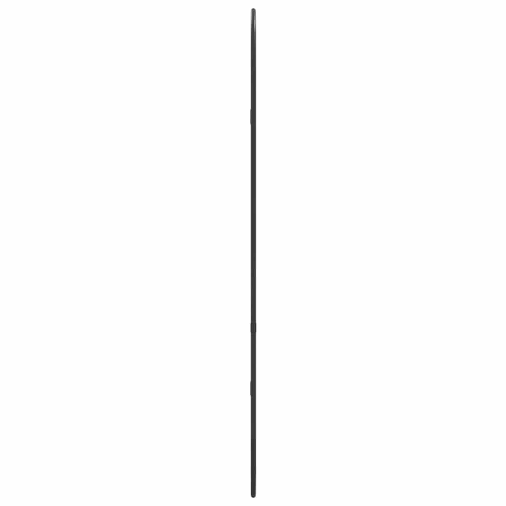 Zidno ogledalo crna 80x35 cm ovalno