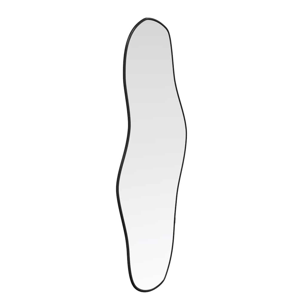 Zidno ogledalo crna 60x25 cm