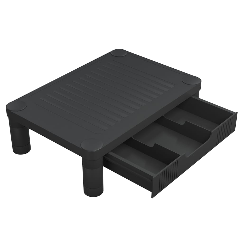 Stalak za monitor crni 43 x 30,5 x 13 cm