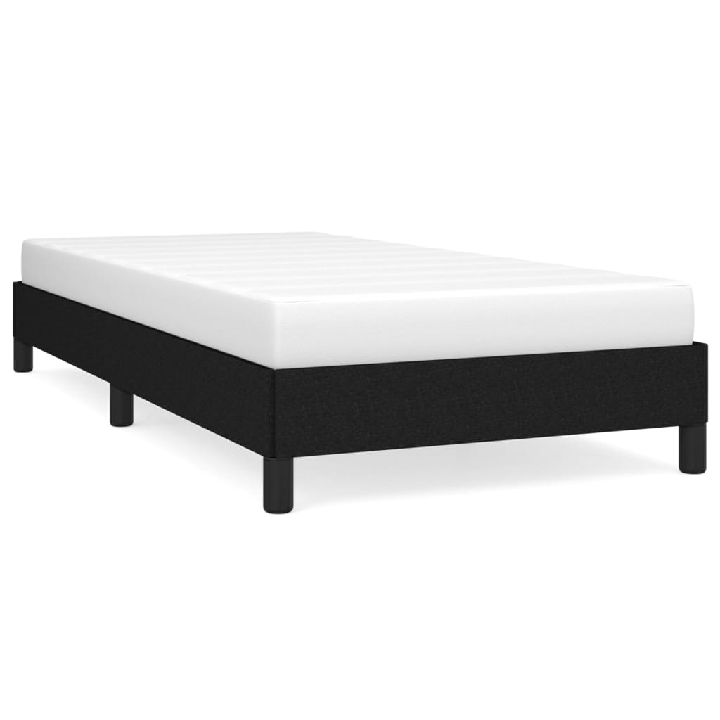 Okvir za krevet bez madraca crni 80x200cm od tkanine