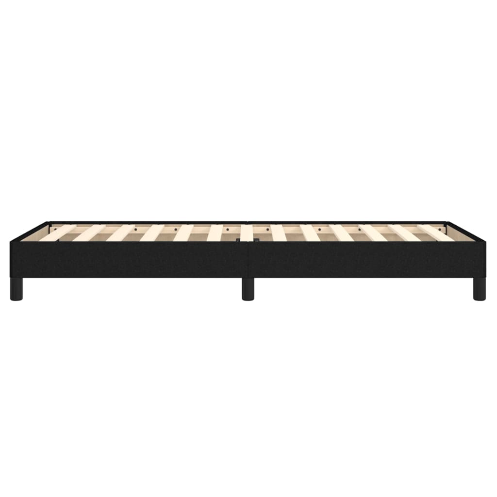 Okvir za krevet bez madraca crni 80x200cm od tkanine
