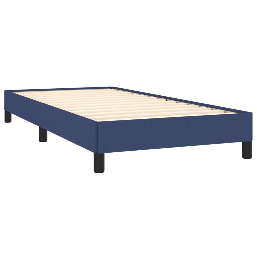 Okvir za krevet bez madraca plava 90x190cm od tkanine