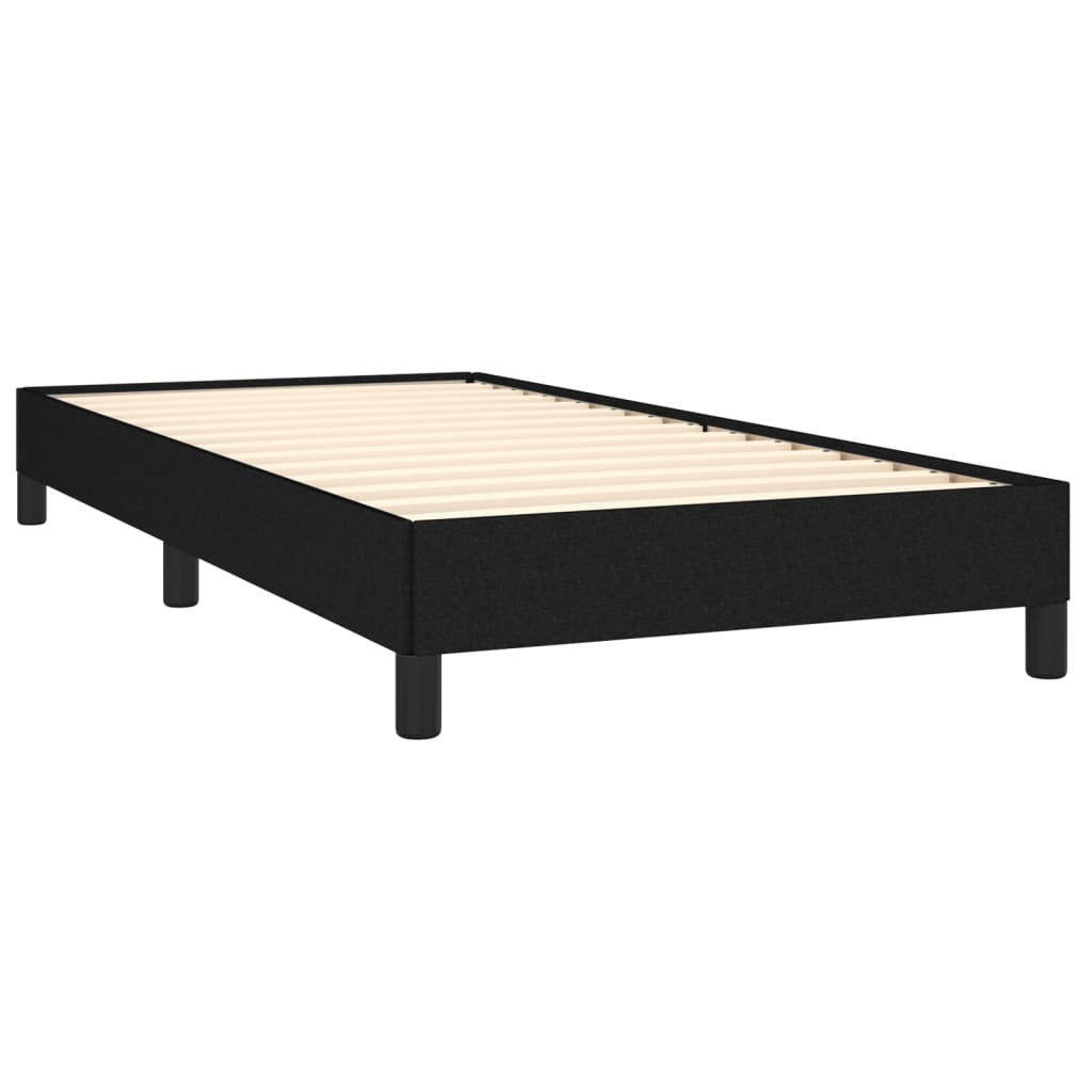 Okvir za krevet bez madraca crni 90x200cm od tkanine